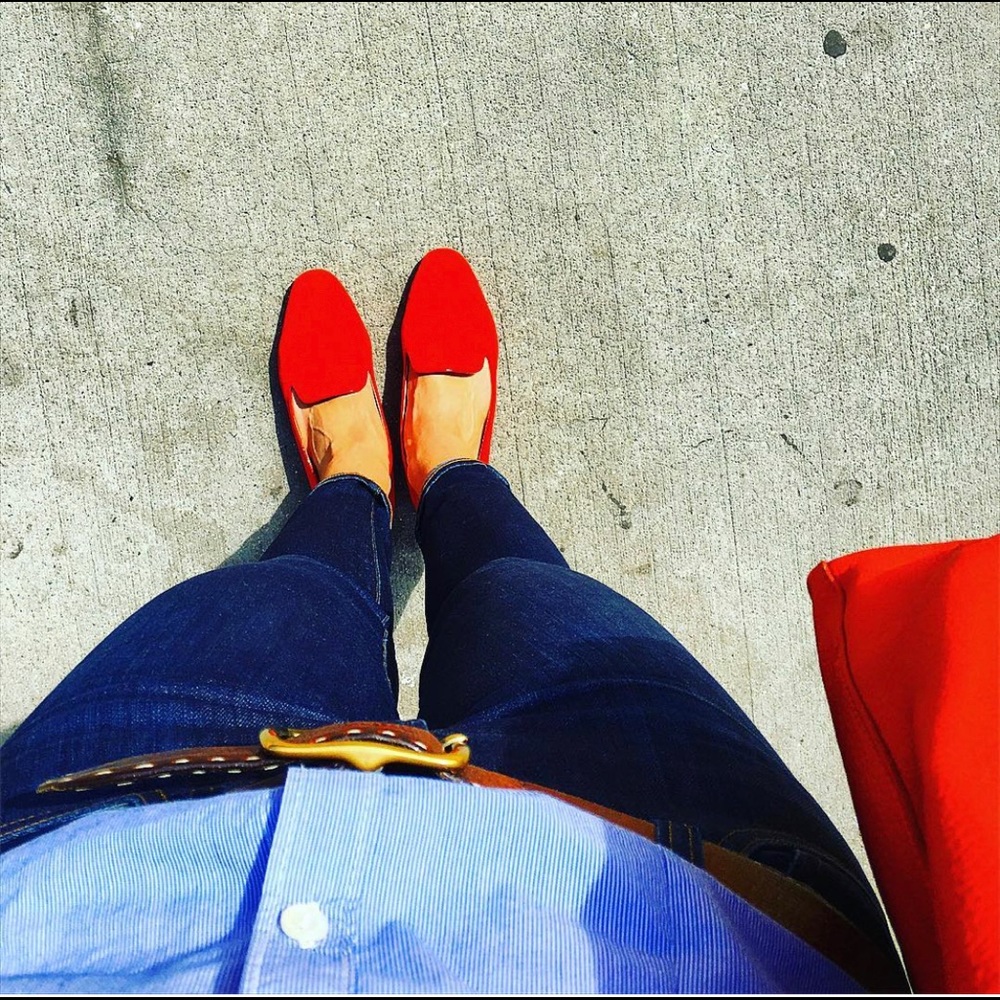 JCrew suede loafer